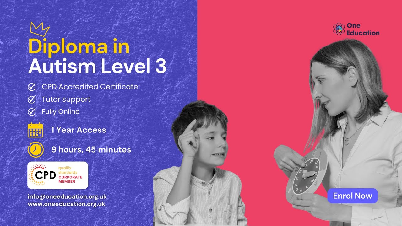 Diploma in Autism | Online Autism Training with CPD Certificate ...