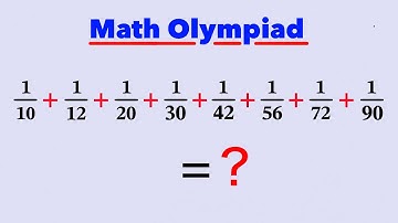 Math Olympiad | Find the sum without using a Calculator | VIJAY Maths