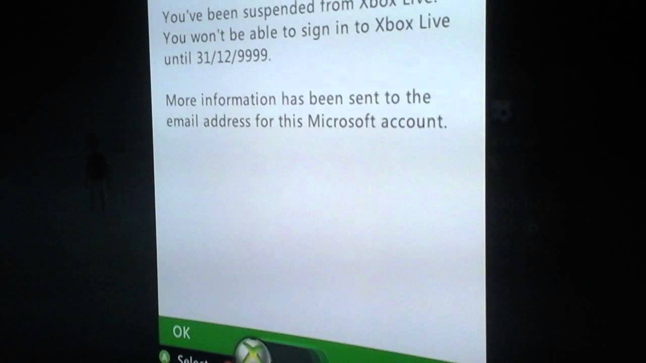 how to unban xbox live account 2013