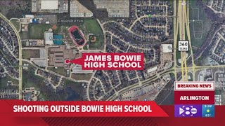Police confirm a shooting at Bowie High School in Arlington, Texas