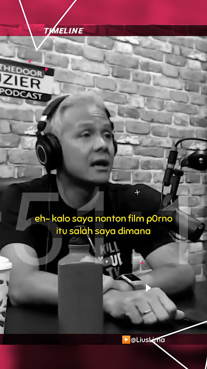 Capres Ganjar Pranowo Dibully Karena Suka Nonton Film P0rno..⁉️#shorts