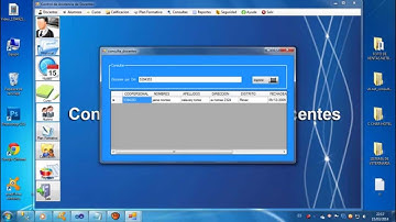 SISTEMA DE INASISTENCIA DEL DOCENTES VB.NET