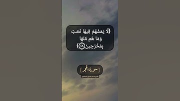 سورة الحجر الآية ٤٥ الى ٥٠ بصوت الشيخ محمد صديق المنشاوي