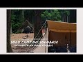 【ソロキャンプ】|軍幕テントで簡単焚き火料理を食べまくり| BUNDOKソロベースでソロキャンプ |三重県亀岡「かぶとの森テラス」
