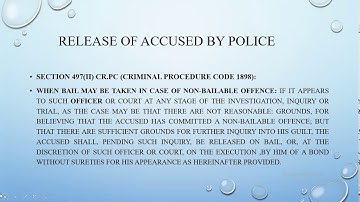 Bail by Police | 497 Cr.Pc 1898 | By Advocate Mansoor A Chachar