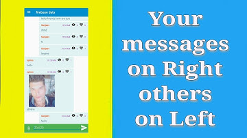 Messages on right and left in Sketchware Chat