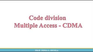 Code Division Multiple Access