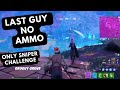 *SNIPER*  ONLY Challenge Fortnite; (You Will Not Believe What Happened)