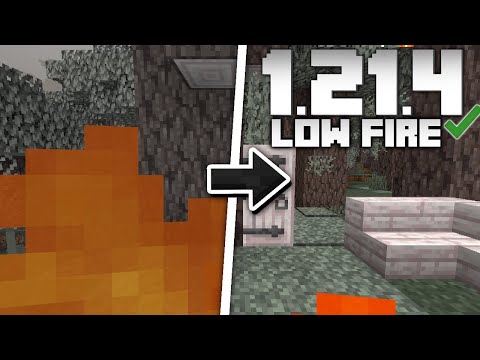 Low Fire 1.21.6/1.21.4 Texture Pack Download | MCPE, Java & Bedrock