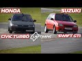 Turbós Civic vagy szívó GTi? - Honda Civic Turbo vs. Suzuki Swift GTi