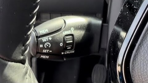 2025 Peugeot 208,  Cruise Control And Speed Limiter, How To Operate.