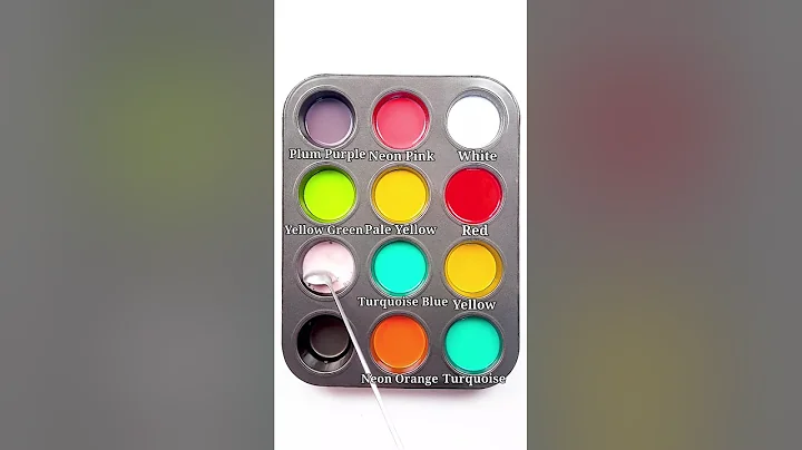 Making 8 Colors with Only 4 Primary Colors #colormixing #asmr #paintmixing #mixingcolors #satisfying