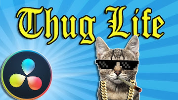 How To Make Thug Life Effect Using Davinci Resolve . Easy And Quick Davinci Resolve Free Tutorial