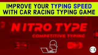 Improve Touch Typing with Car Racing Typing Game || New Generation Technique to Improve Typing Speed screenshot 1