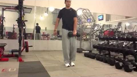 1 DB Single Leg RDL Contralateral (Opposite Side)