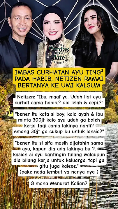 Imbas Curhatan Ayu Ting Ting Pada Habib, Netizen Ramai Bertanya Ke Umi Kalsum