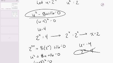 23 14 Solving an exponential equation by using substitution and quadratic factoring