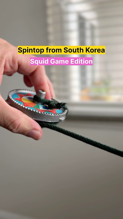 Spinning Top from South Korea (Paengi)
