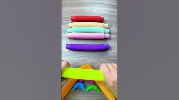 Color changing relaxing Voicing and of pop tube #asmr #creative #satisfying#relaxing #voicings