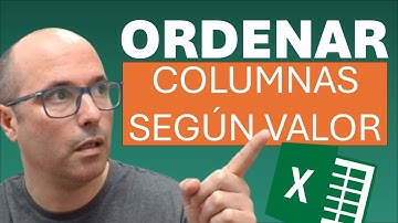 ✅ ORDENAR COLUMNAS de una matriz SEGÚN EL VALOR DE SU SUMA en #excel