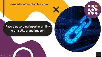 Paso a paso para insertar un link o una url a una imagen