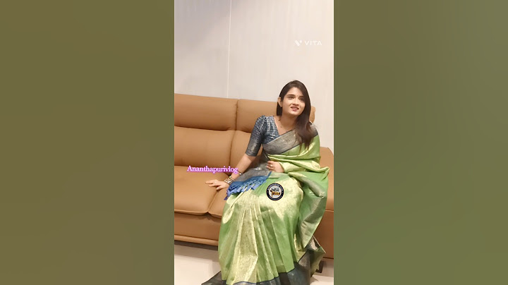 Gopika shines in a saree #sirialactor #gopika #video #reels #ananthapurivlog #karunagapalli