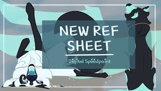 Redrawing My Ref Sheet for the Bagillionth Time - Digital Speedpaint