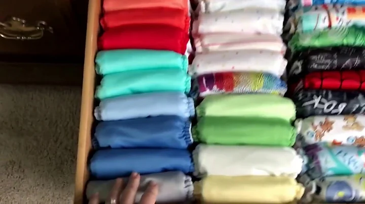 Cloth diaper storage and set up!