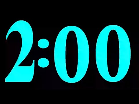 2 minute countdown timer