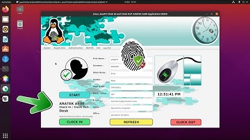 Linux Biometric Time and Attendance - Staff Authentication, Clock IN and Clock OUT