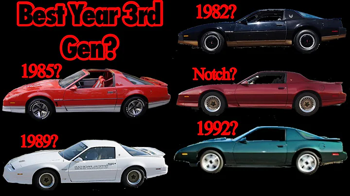 What Year Was The Best 3rd Gen Firebird / Camaro? 1982-1992