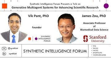 Generative Multiagent Systems for Advancing Scientific Research (James Zou, Stanford University)
