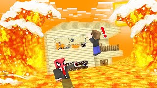 LAV TSUNAMİ VS EV! 🌊 - Minecraft