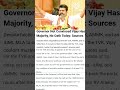 Governor Not Convinced Vijay Has Majority, No Oath Today#trendingshorts #ytshorts #viral #shortsfeed