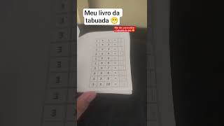 meu livro da tabuada 😁