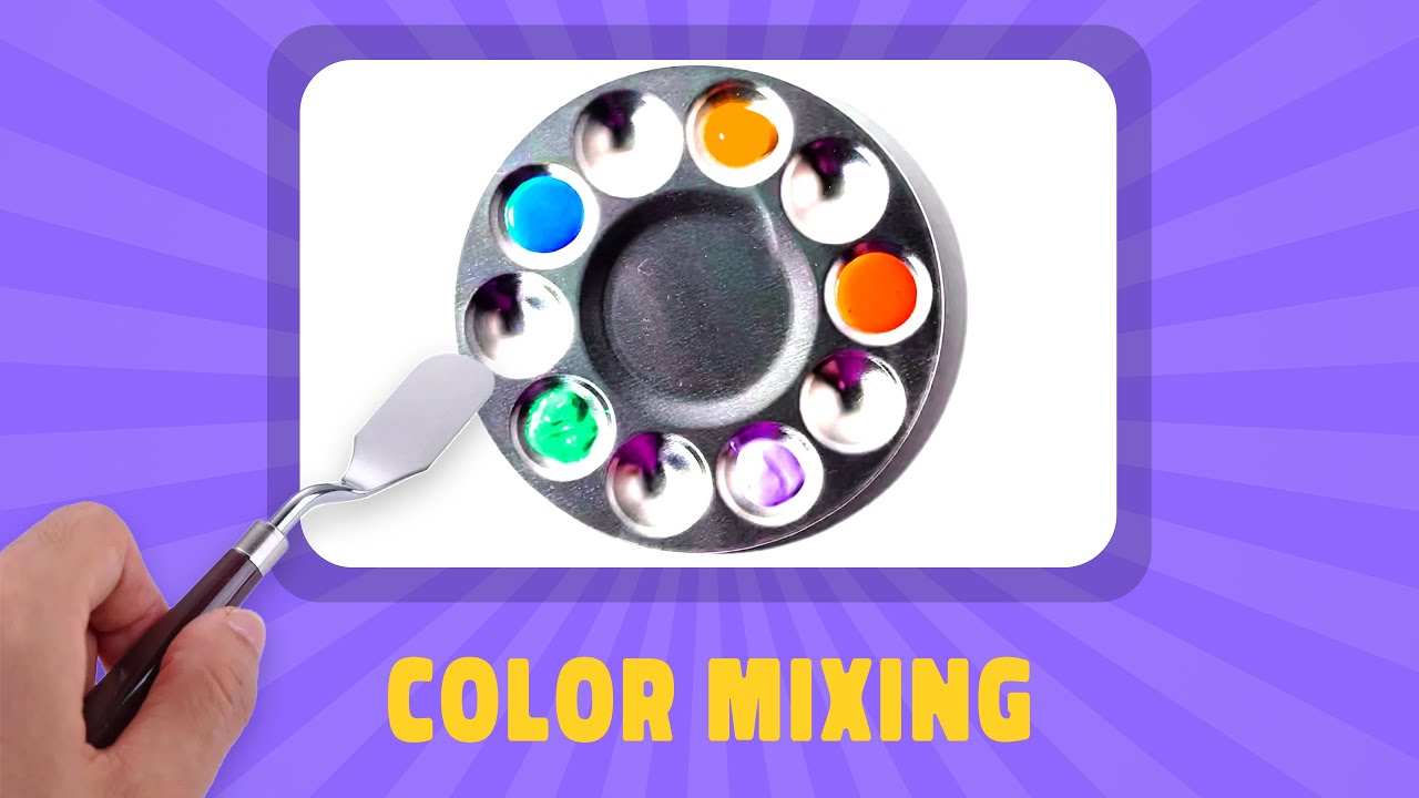 How to create different colors by mixing paints | satisfying video ...