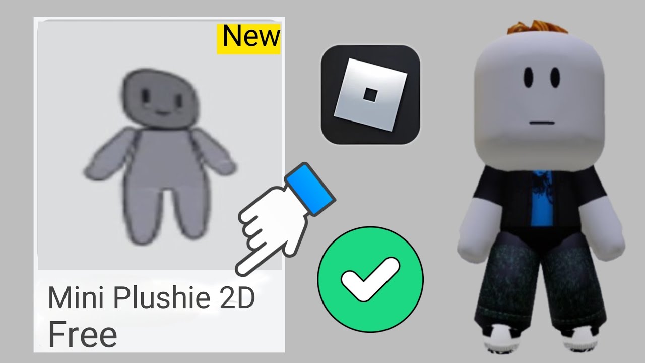 รีบเลย! วิธีรับ Mini Plushie 2d ฟรีใน Roblox รับฟรี 2025 - YouTube