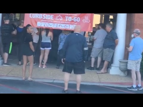 Shopping At Kroger’s Fayetteville GA On 1st Day Shelter-In-Place Policy Is Stopped In Georgia