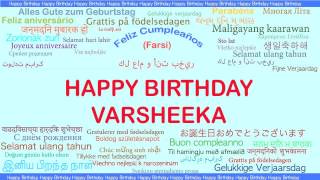Varsheeka   Languages Idiomas - Happy Birthday