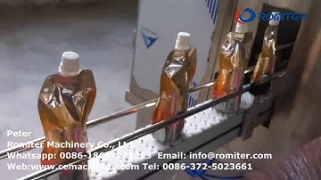 Automatic Stand Up Pouch Plastic Straw Applicator Machine