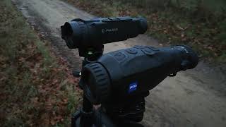 Zeiss DTI 3/35 vs Pulsar Helion 2 XQ38F - a quick comparison of thermal imaging scopes for hunting.