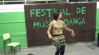 Caroline Dançando Dança Do Ventre Projeto Wladimir Viadão 07 06 2011