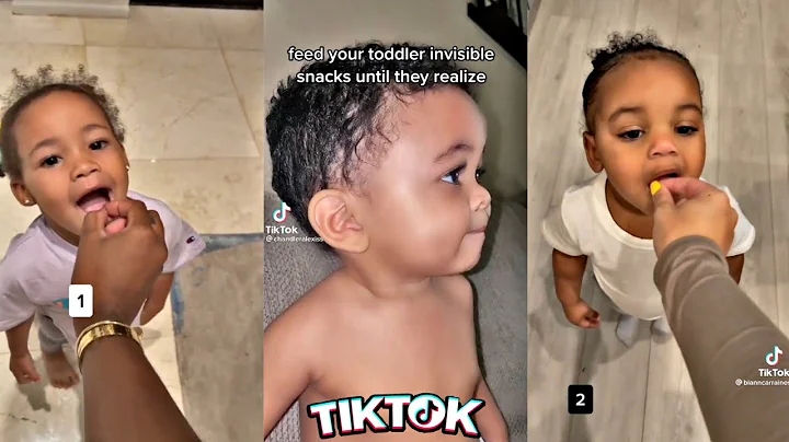 "Feed you toddler invisible snacks until they realize"| TikTok Compilation