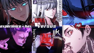 Ihwa vs Jujutsu Kaisen (PT. 1) || VS BATTLES || #ihwa #herokiller #jujutsukaisen #vsedit #ilyjawanni