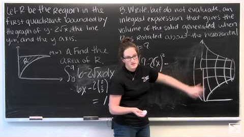 AP Calculus Free Response Question: Area and Volume