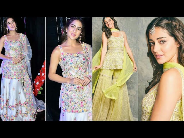 Deepsy Kalina Designer Sharara Gharara Party Wear Dress Catalog Wholesale  Price