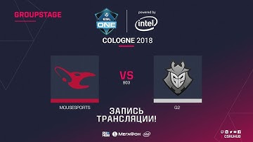 mousesports vs G2 - ESL One Cologne 2018 - map3 - de_inferno [GodMint, SleepSomeWhile]