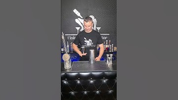 Tin on Tin.Working flair #shortvideo #bartender #shorts