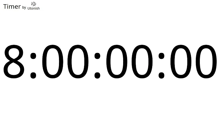 8 Day Countdown Timer