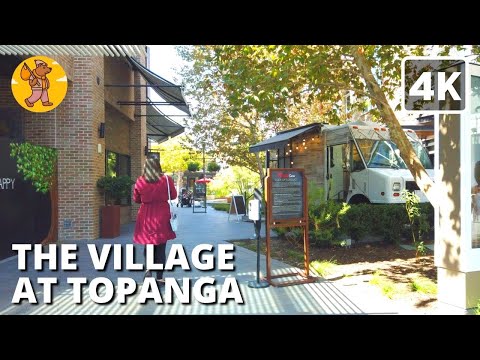 The Village at Topanga Walking Tour | 4k Ultra HD | 🔊 Binaural Sound